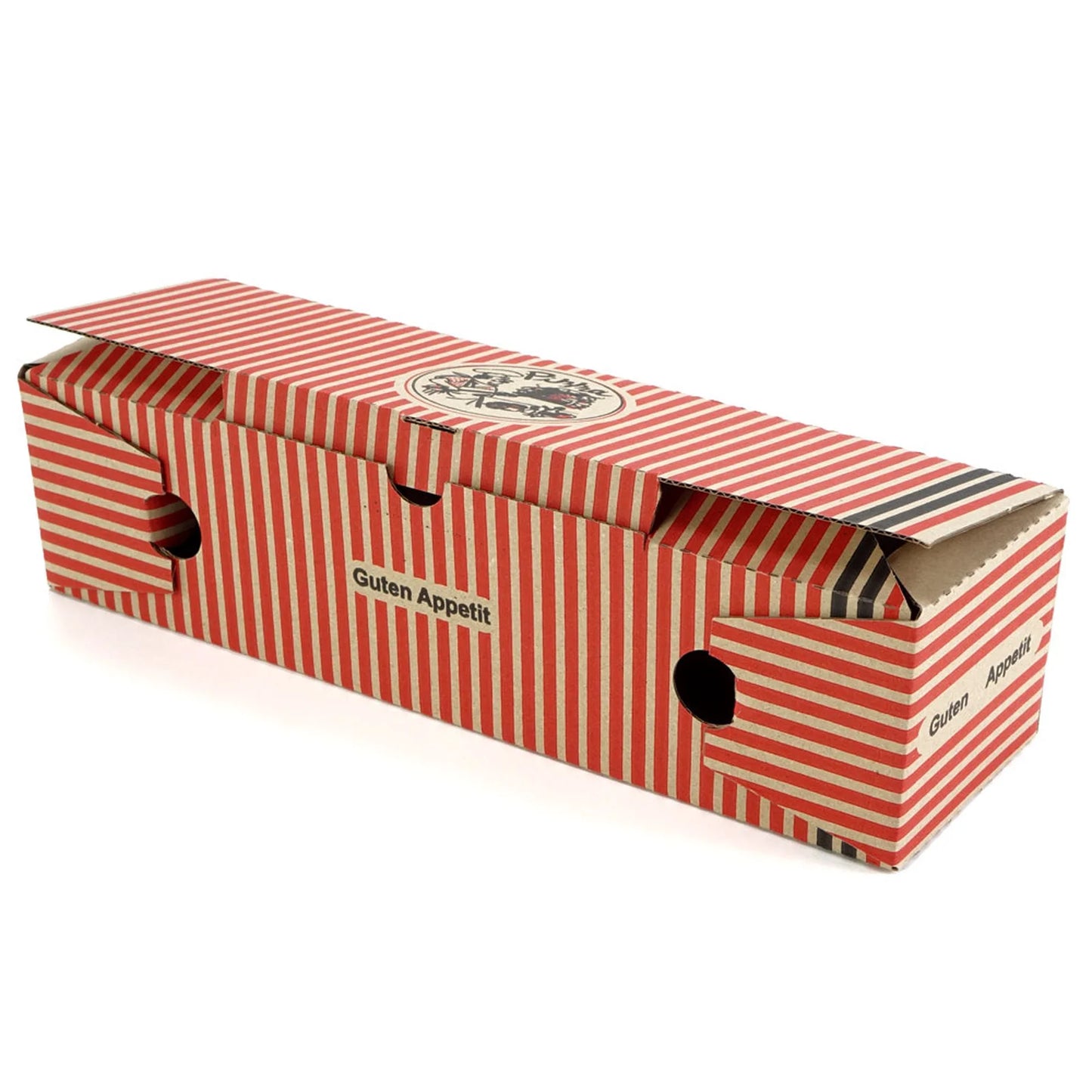Pizzakarton Rollobox 28x8x7cm, weiß - 100 Stück