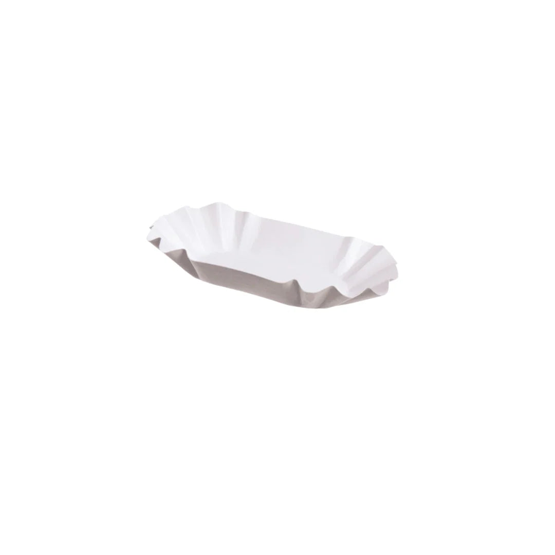 Pappschale 9x14x3cm KU51 weiß - 1.000 Stück