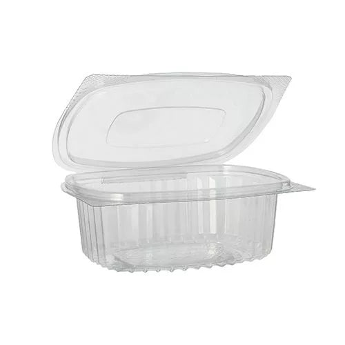 Salatbox mit anhängendem Deckel oval 1.000ml - 400 Stück