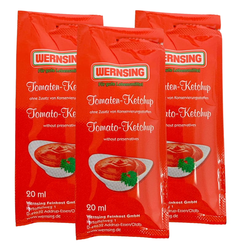 Tomaten Ketchup Wernsing - 100x20ml - Image 1