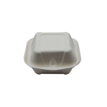 Bagasse Hamburger-Box IP7 klein - 500 Stück