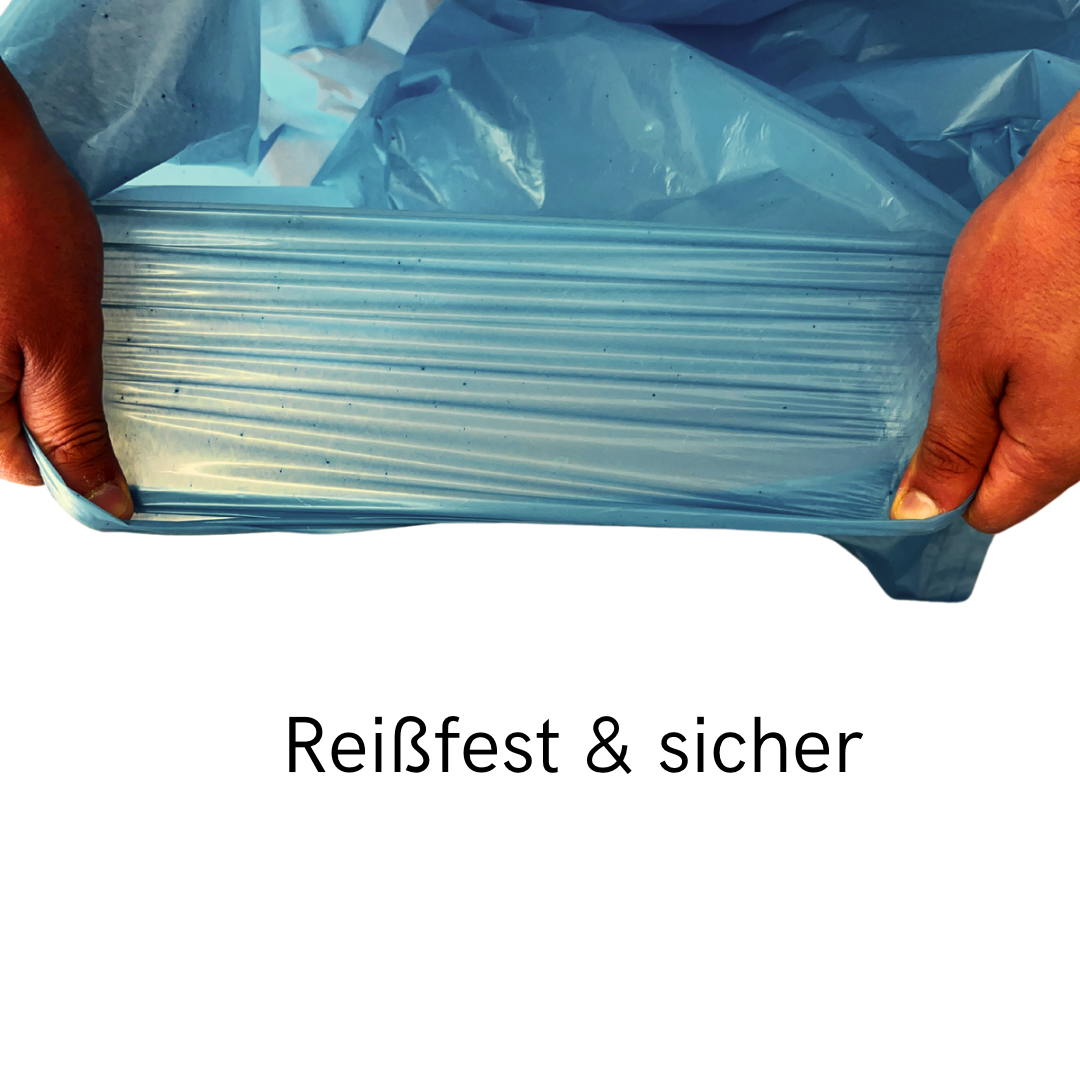 Müllsäcke 120l - Typ60 blau - 250 Stück Blausäcke