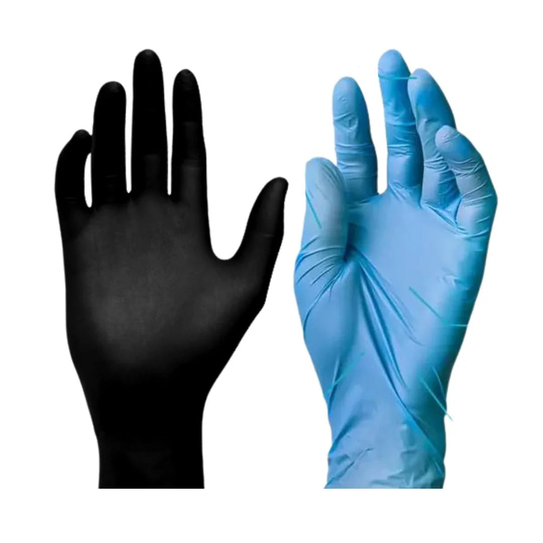 104x Nitril Handschuhe schwarz/blau - S-XL - 1 Palette