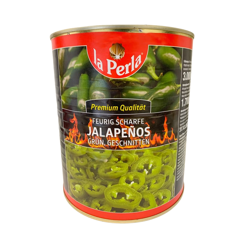 Jalapeños (grün, geschnitten) 3 KG