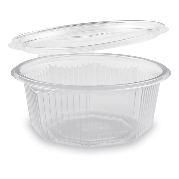 Ripboxx Achteckbecher klar mit Deckel 375ml - 500 Stück