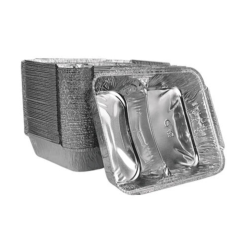 Aluschale R80L tief Premium - 2-geteilt - 550/415ml - 600 Stück - Image 1