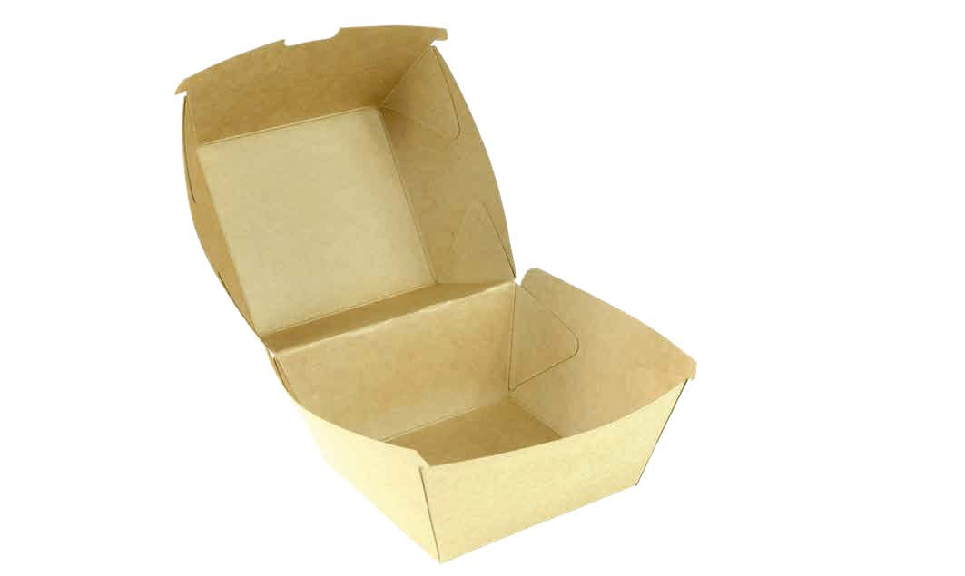 Hamburger Box klein- Kraftpapier - 500 Stück - Image 1