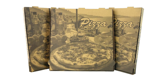 Pizzakarton - braun NY - 100 Stück - verschiedene Größen