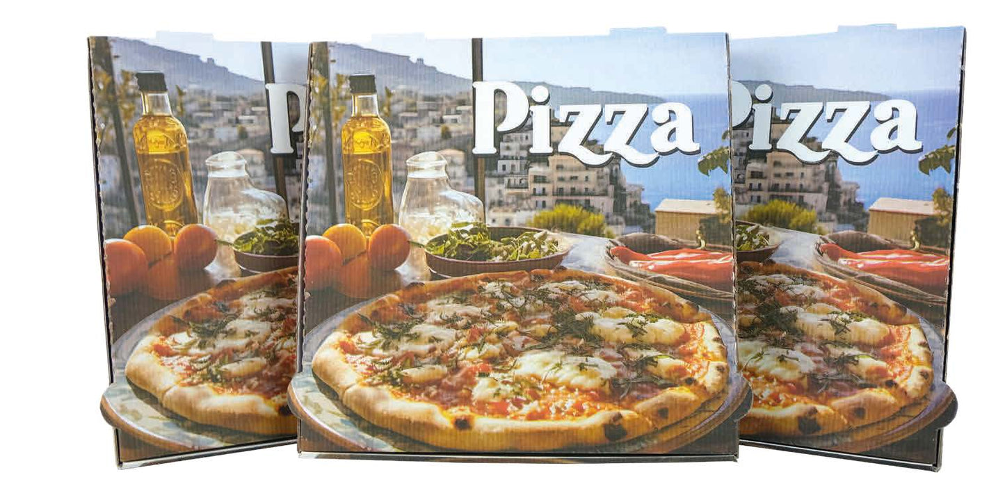 Pizzakarton - weiß NY - 100 Stück - verschiedene Größen