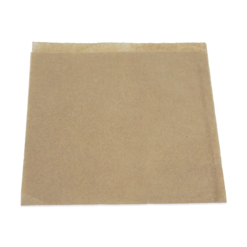 Burgertüte Snacktasche, braun, bedruckt, 15x15cm - 10kg, 3.500 Stück