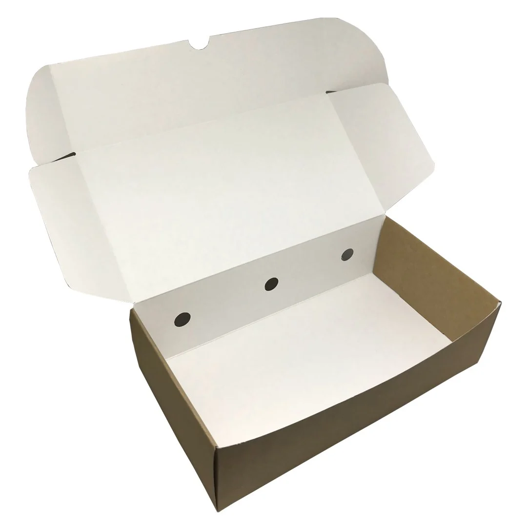Menüboxen Karton 26 x 14 x 7,5 cm - 100 Stück
