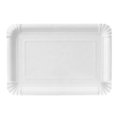 Pappteller 12x15x2cm KU40 weiß - 1.000 Stück