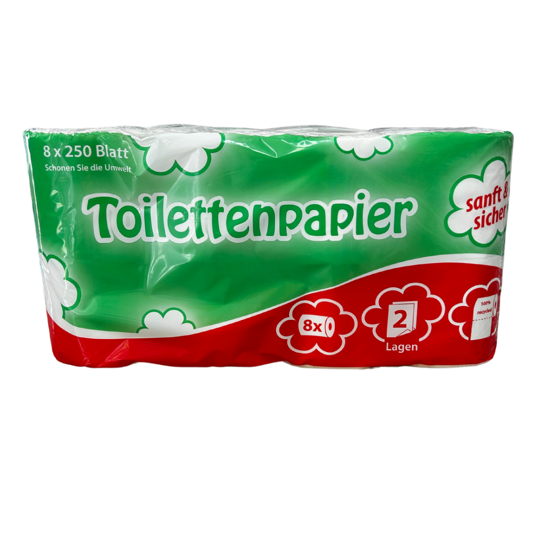 Toilettenpapier 2lagig 64rollen