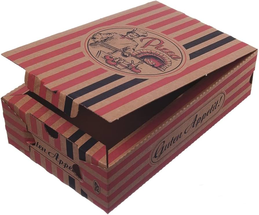 Pizzakarton Calzone 30x16x10cm, braun - 100 Stück