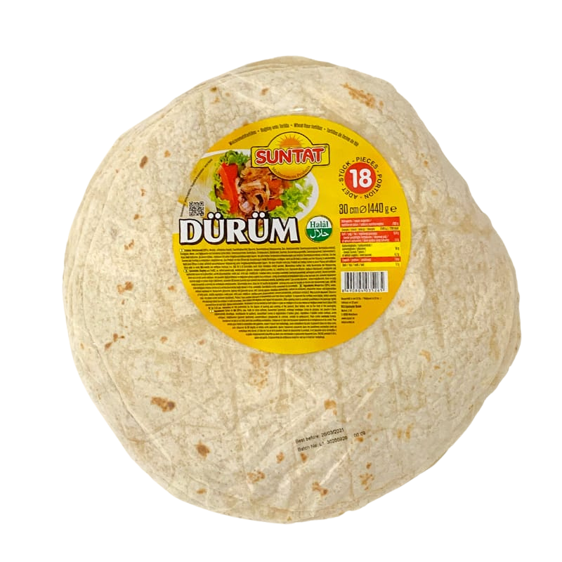 Dürüm 30 cm - 18 Stück