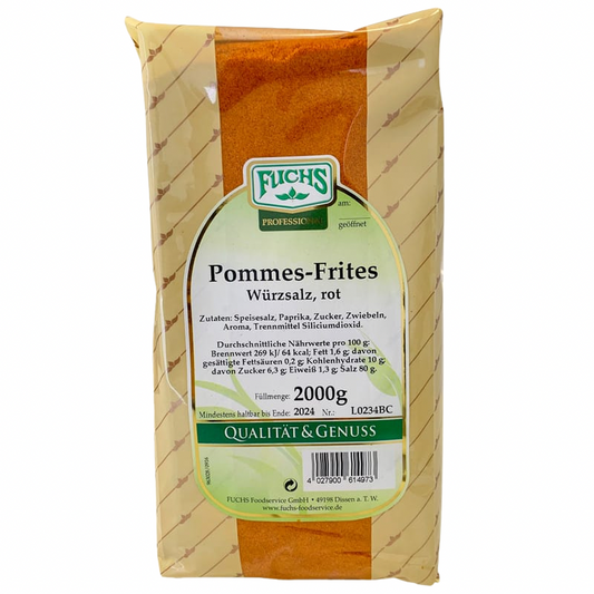 Pommes Würzsalz rot - 2 Kg