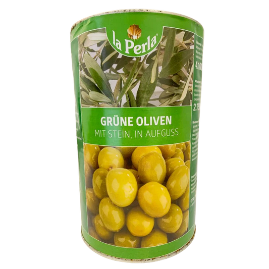 Grüne Oliven (mit Stein) - 4,1 Kg - Image 1