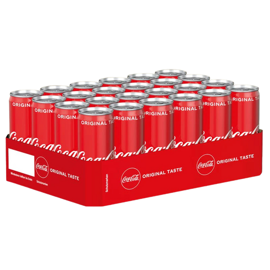 Coca-Cola Dosen 24x0,33L 12,99€ + (6,00€ Pfand)