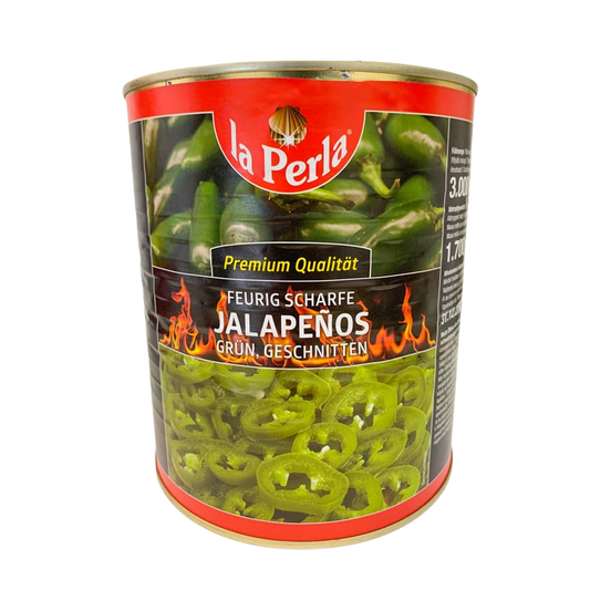 Jalapeños (grün, geschnitten) 3 KG