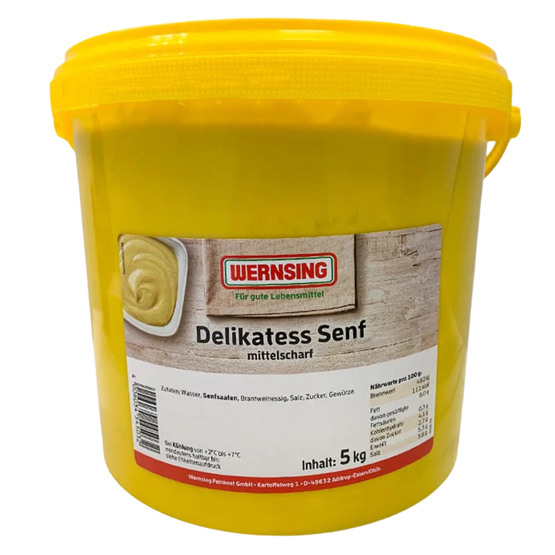 Senf mittelscharf - 5 KG