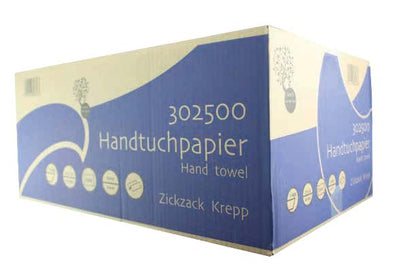 Handtuchpapier 1-lagig ZZ/V Falz Recycling-Zellstoff - 5.000 Blatt