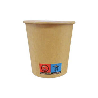 Kaffeebecher braun- 8oz, 200ml - 1.000 Stück
