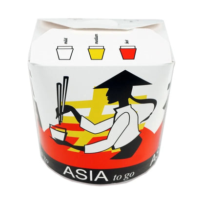Nudelbox - 16oz Food-Box "Asia Box" farbig (450ml)